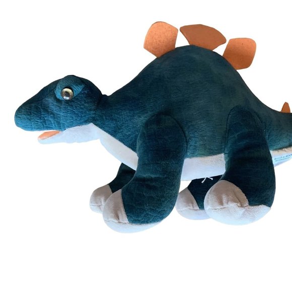 Build-A BEAR Green Stegosaurus Dinosaur 17" Green Stuffed Toy Animal Plush BAB** - Picture 1 of 6